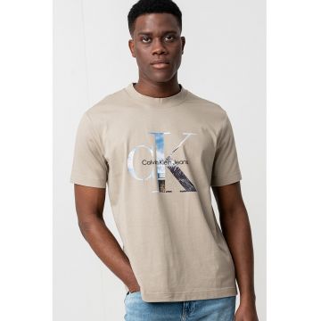 Tricou de bumbac cu logo