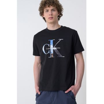 Tricou de bumbac cu logo