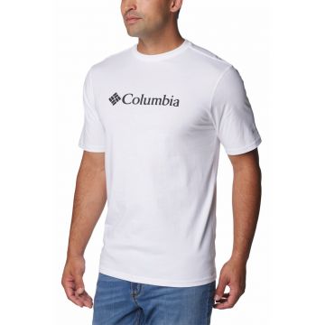 Tricou din bumbac cu decolteu la baza gatului CSC