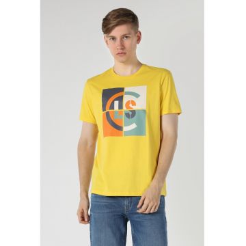 Tricou din bumbac cu imprimeu grafic