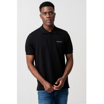 Tricou polo cu logo discret