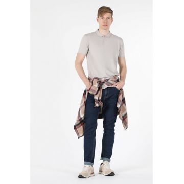 Tricou Polo Cu Maneca Scurta De Barbati Alb Regular Fit8683197169150