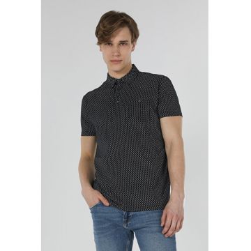 Tricou Polo Cu Maneca Scurta De Barbati Albastru Marin Regular Fit8683197130891