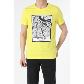 Tricou regular fit cu imprimeu