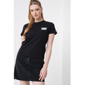 Tricou regular fit din bumbac Bubble