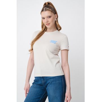 Tricou regular fit din bumbac Bubble