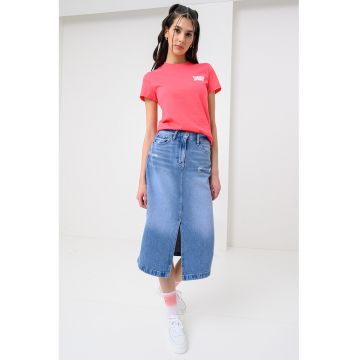 Tricou regular fit din bumbac Bubble