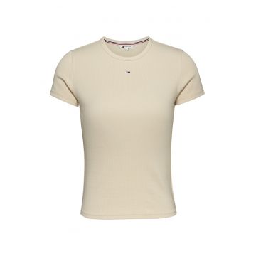 Tricou slim fit striat