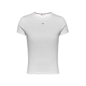 Tricou slim fit striat