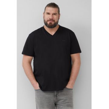 Big Sizes Tricou barbati big sizes cu decolteu in V - Regular Fit - din bumbac