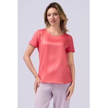 Bluza uni de satin