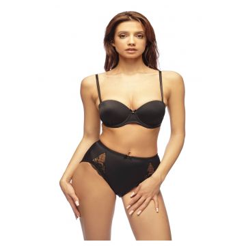 Sutien balconet cu cupe graduate SM15 - negru -