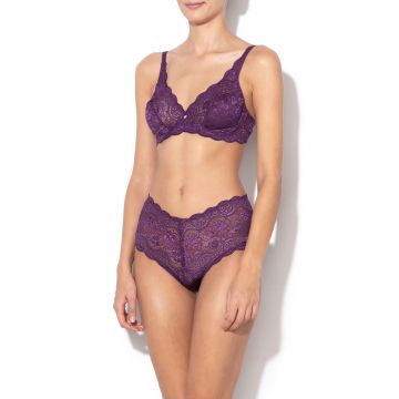 Sutien din dantela cu terminatii valurite Amourette