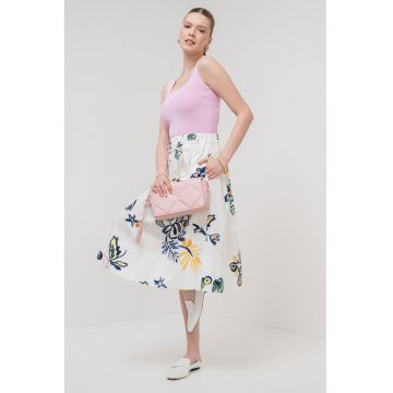 Top crop cu decolteu patrat Nuage