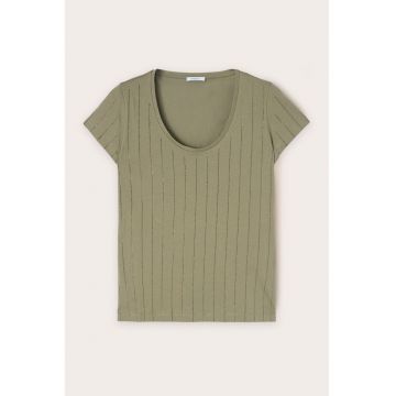 Tricou cu decolteu rotund
