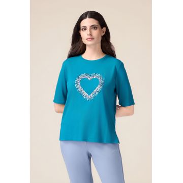 Tricou cu detalii stralucitoare
