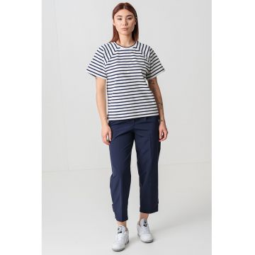 Tricou cu dungi si maneci raglan Alida