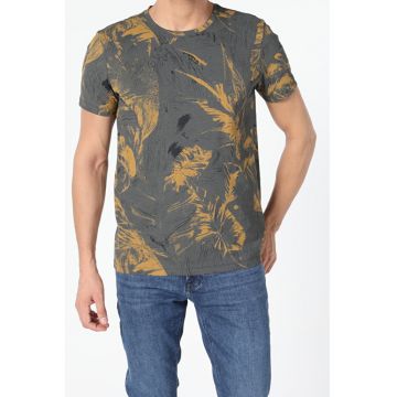 Tricou Cu Maneca Scurta De Barbati Kaki Regular Fit Cl1055211 8682240846031