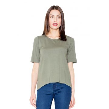Tricou cu mânecă scurtă pentru femei  Ygrailde M436 Olive