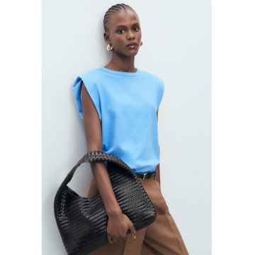 Tricou cu maneci tip aripioara