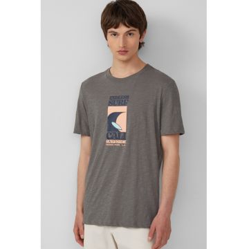 Tricou cu model grafic si imprimeu text
