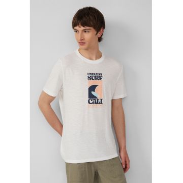 Tricou cu model grafic si imprimeu text