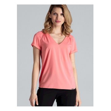Tricou dama -  elastan/poliester - roz -