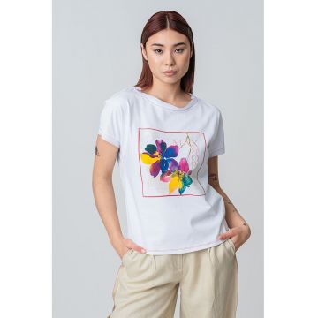 Tricou de bumbac cu imprimeu Bard