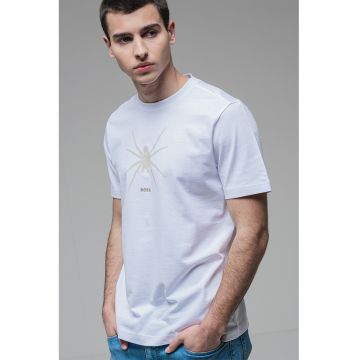 Tricou de bumbac cu imprimeu grafic