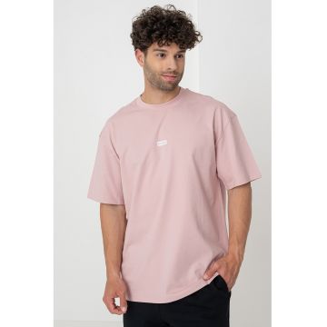 Tricou de bumbac cu logo Nalono