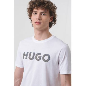 Tricou de bumbac cu model logo