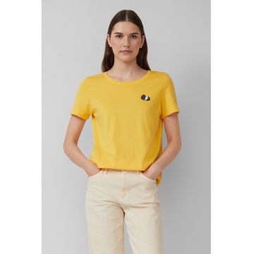 Tricou din bumbac cu decolteu rotund