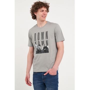Tricou din bumbac cu imprimeu grafic