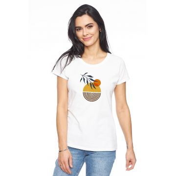 Tricou din bumbac cu imprimeu grafic