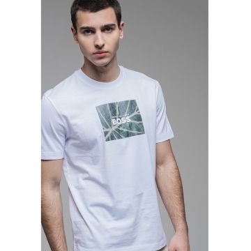 Tricou din bumbac cu model grafic Injungle