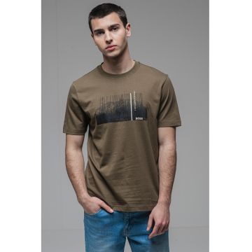 Tricou din bumbac cu model grafic Injungle