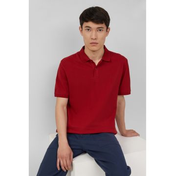 Tricou polo cu model uni
