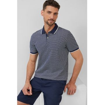 Tricou polo din amestec de in