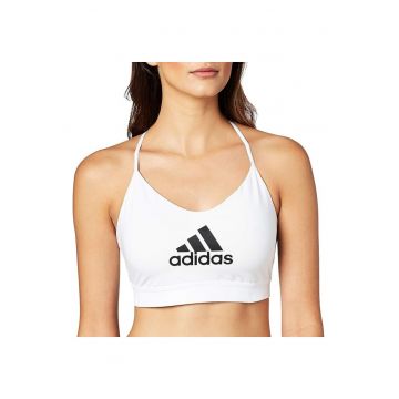 Bustiera sport  poliester/elastan - alb -