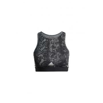 Bustiera sport  poliester/elastan - negru/gri -