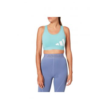 Bustiera sport  poliester - pentru fitness si alergare - turcoaz -