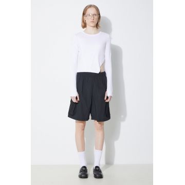 KSUBI longsleeve Fragmen femei, culoarea alb, WSP24TE005