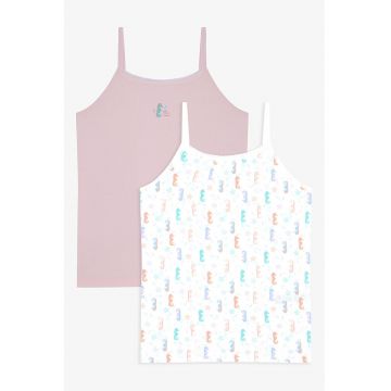 Set de top-uri cu imprimeu - 2 Piese