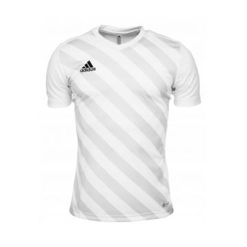 Tricou copii -  Poliester - Alb/Gri -