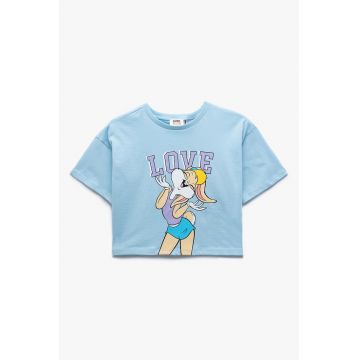 Tricou crop cu imprimeu Lola Bunny