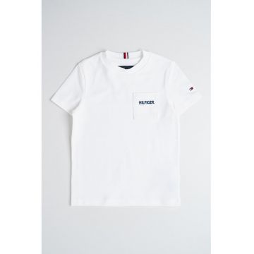 Tricou cu buzunar pe piept