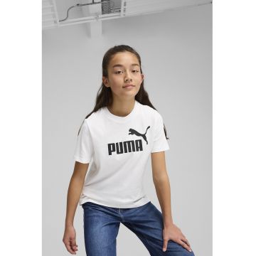 Tricou cu decolteu la baza gatului si imprimeu logo