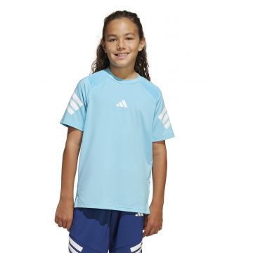 Tricou cu decolteu la baza gatului si logo