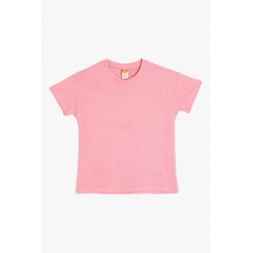 Tricou cu decolteu la baza gatului