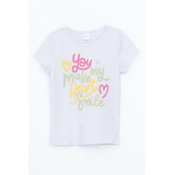 Tricou cu imprimeu frontal